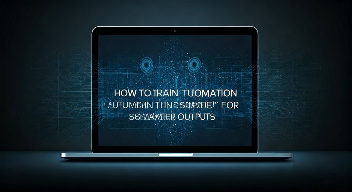 How to Train Automation Systems for Smarter Outputs